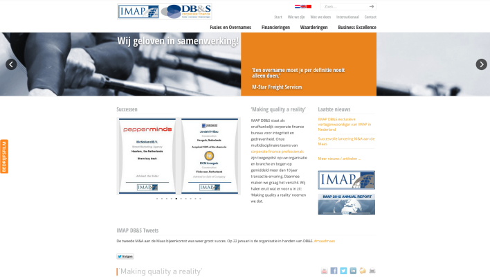 Website IMAP DB&S